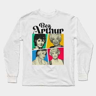 Bea Arthur Comics Black Long Sleeve T-Shirt